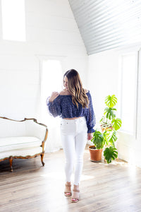 Blue Crush Printed Top