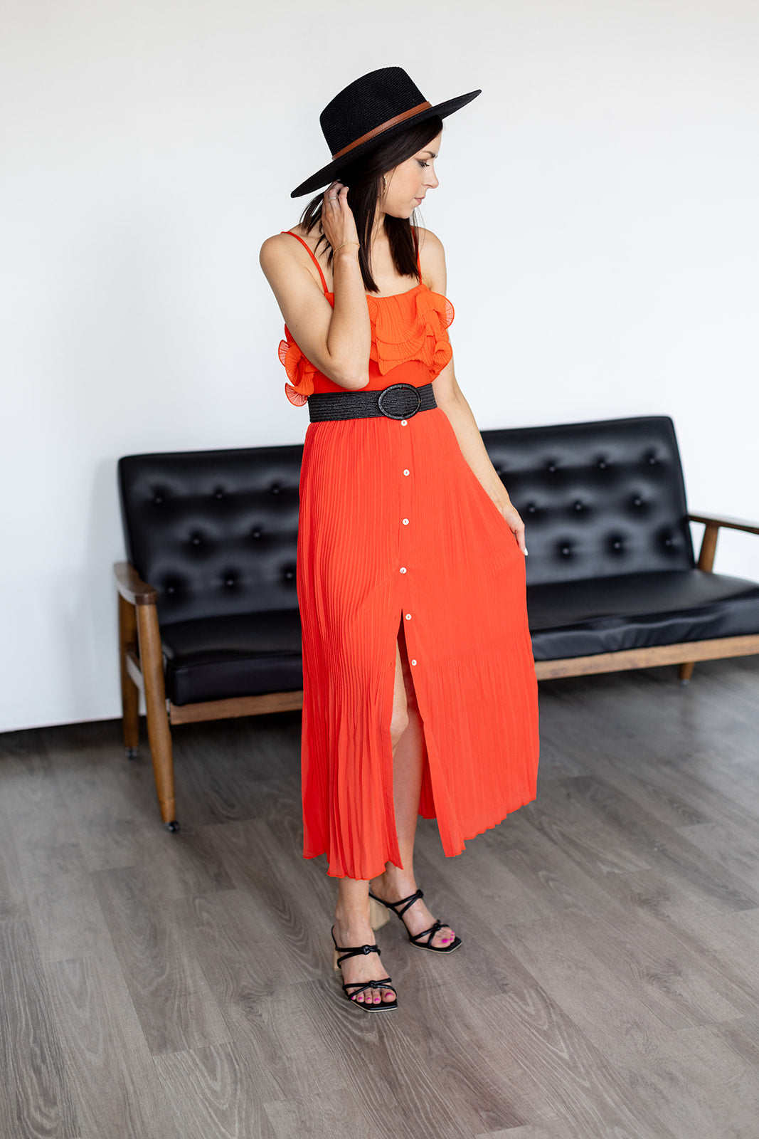 Worth The Callout Pleated Maxi Skirt - *1 LEFT*