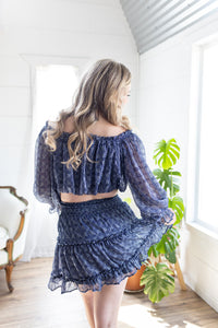 Blue Crush Printed Top