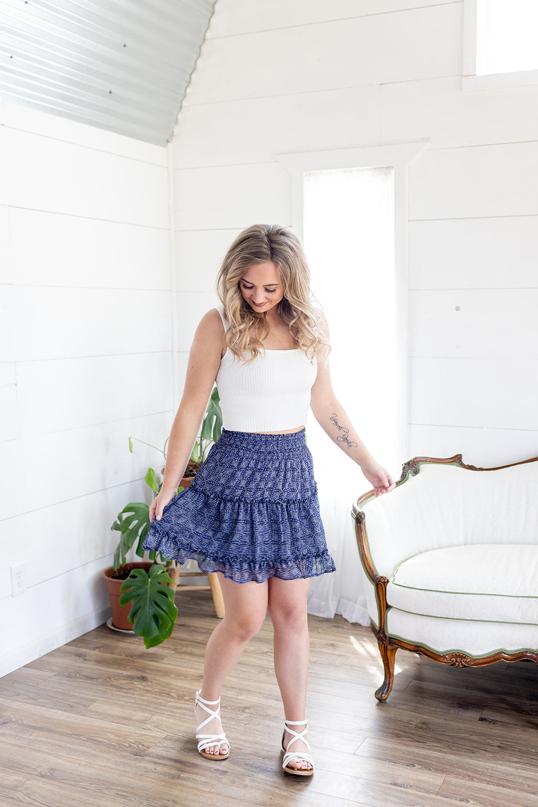 True Romance Tiered Mini Skirt - *LOW STOCK*