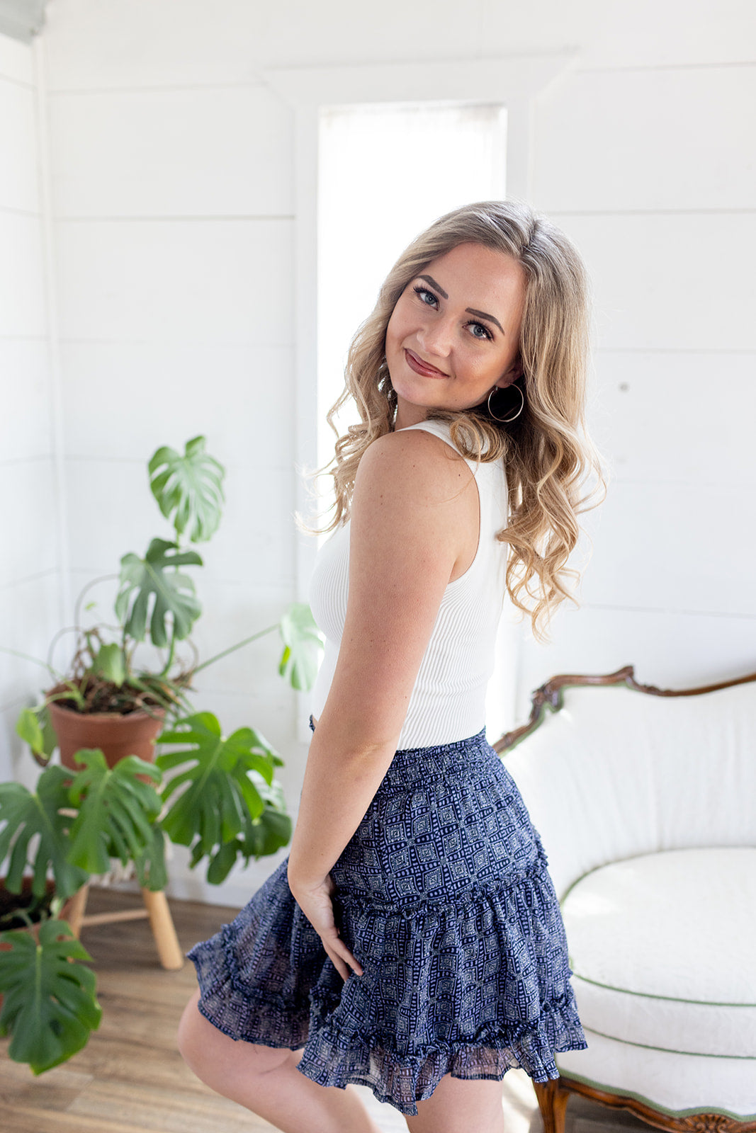 True Romance Tiered Mini Skirt - *LOW STOCK*