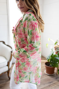 Tropical Paradise Button Down Top - *LOW STOCK*