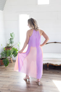 Kiss The Sky Pleated Maxi Dress - *LOW STOCK*
