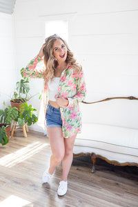 Tropical Paradise Button Down Top - *LOW STOCK*