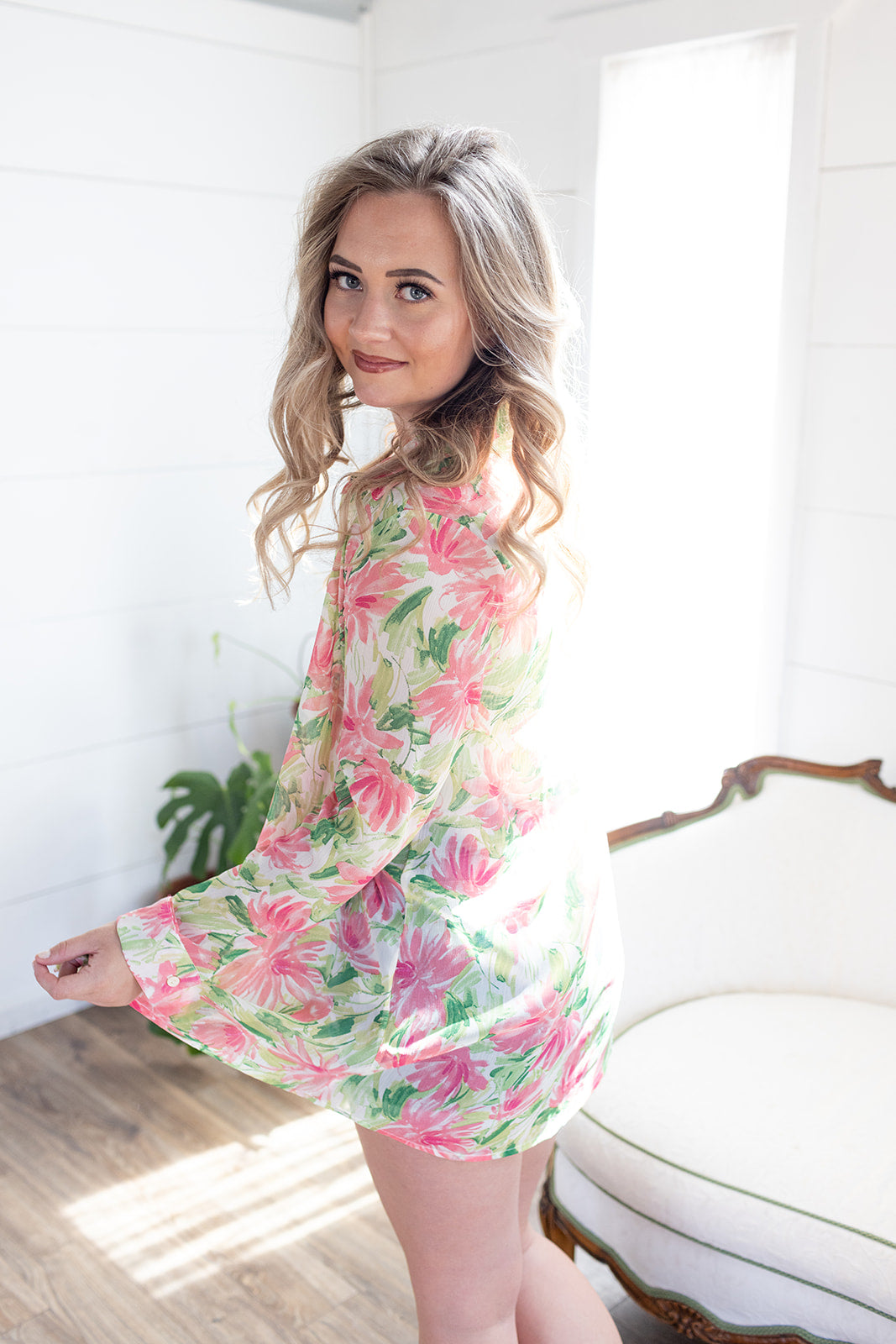 Tropical Paradise Button Down Top - *LOW STOCK*