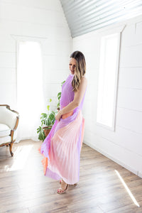 Kiss The Sky Pleated Maxi Dress - *LOW STOCK*