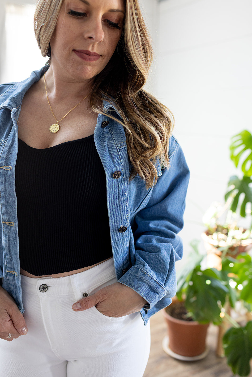 Love & Peace Denim Jacket - *LOW STOCK*