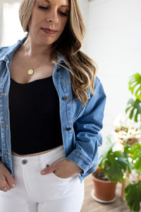 Love & Peace Denim Jacket - *LOW STOCK*