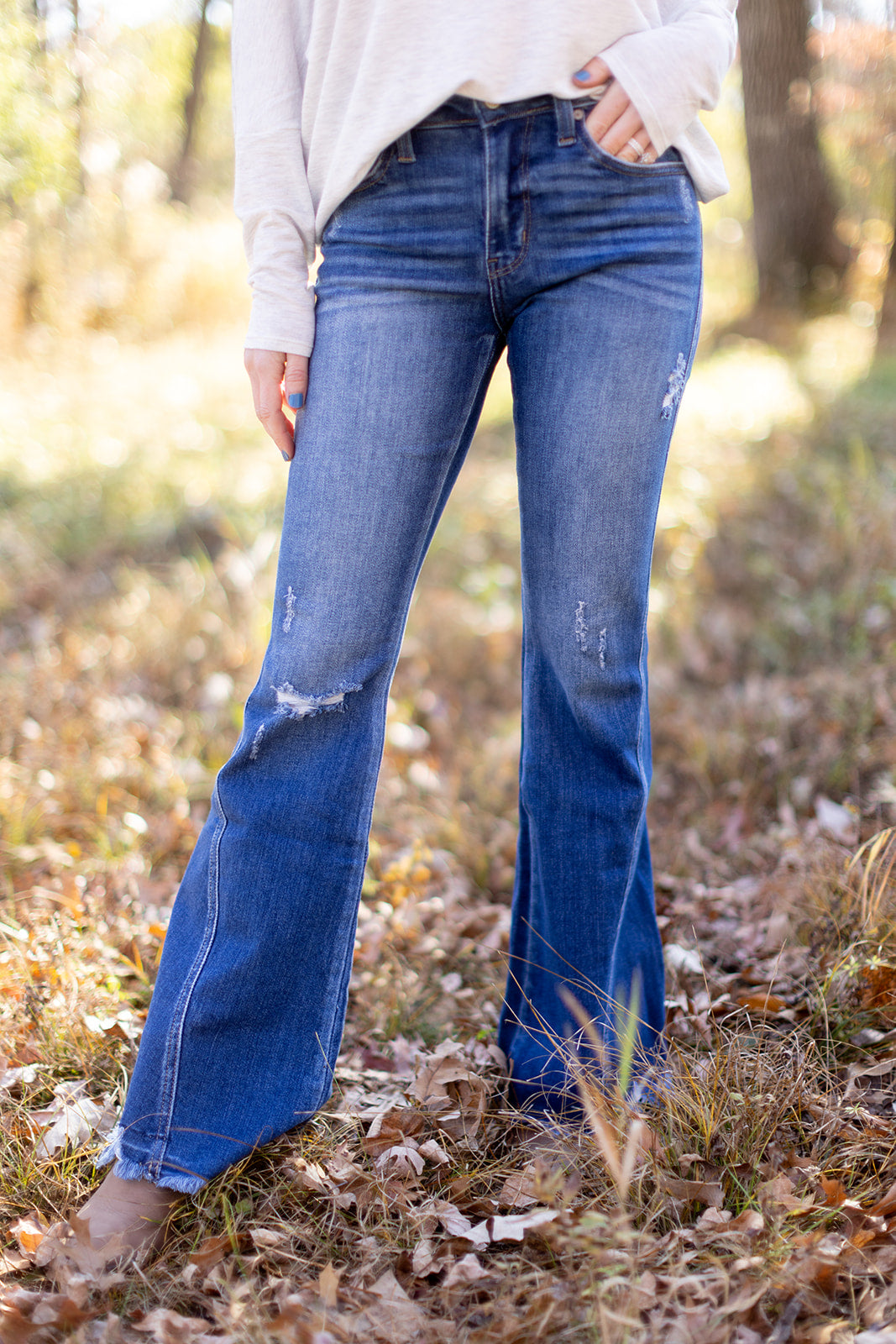 High Rise Super Bell Jeans