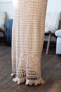 Beachside Stroll Hand Crochet Maxi Skirt - *1 LEFT*