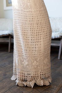 Beachside Stroll Hand Crochet Maxi Skirt - *1 LEFT*