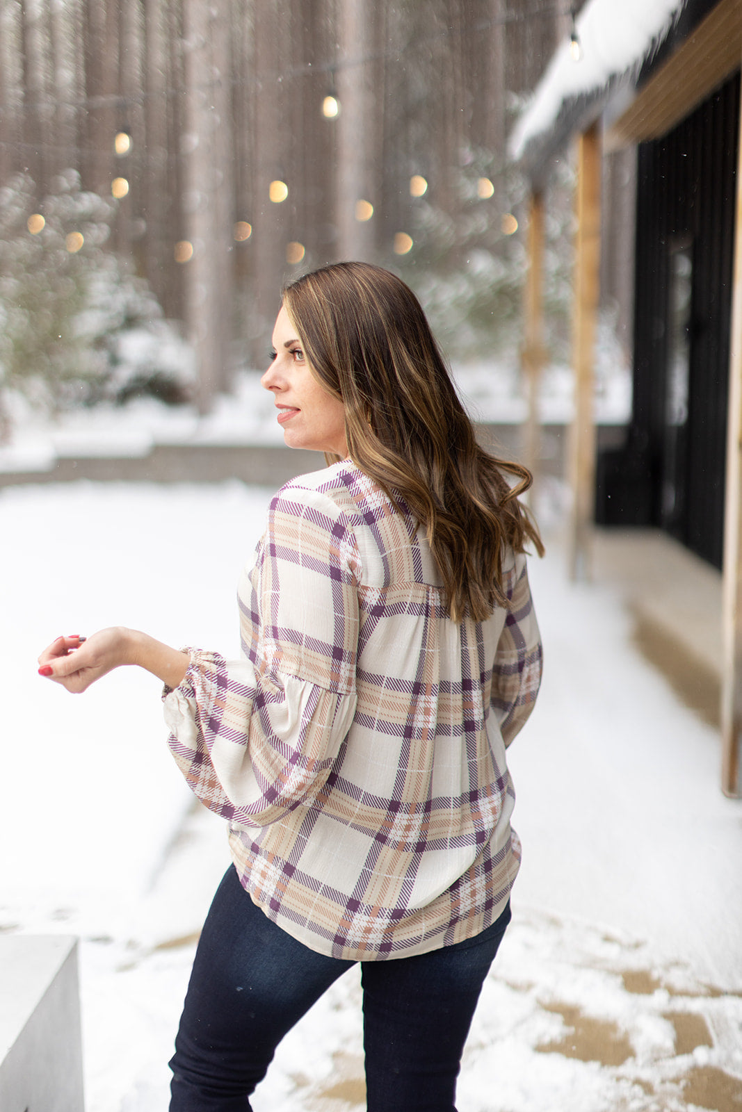 Always Right Plaid Top