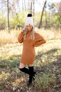 On Point OTS Sweater Dress - *1 LEFT*