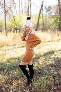 On Point OTS Sweater Dress - *1 LEFT*