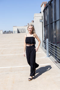 Hear The Waves Tier Ruffle Tank - *1 LEFT*