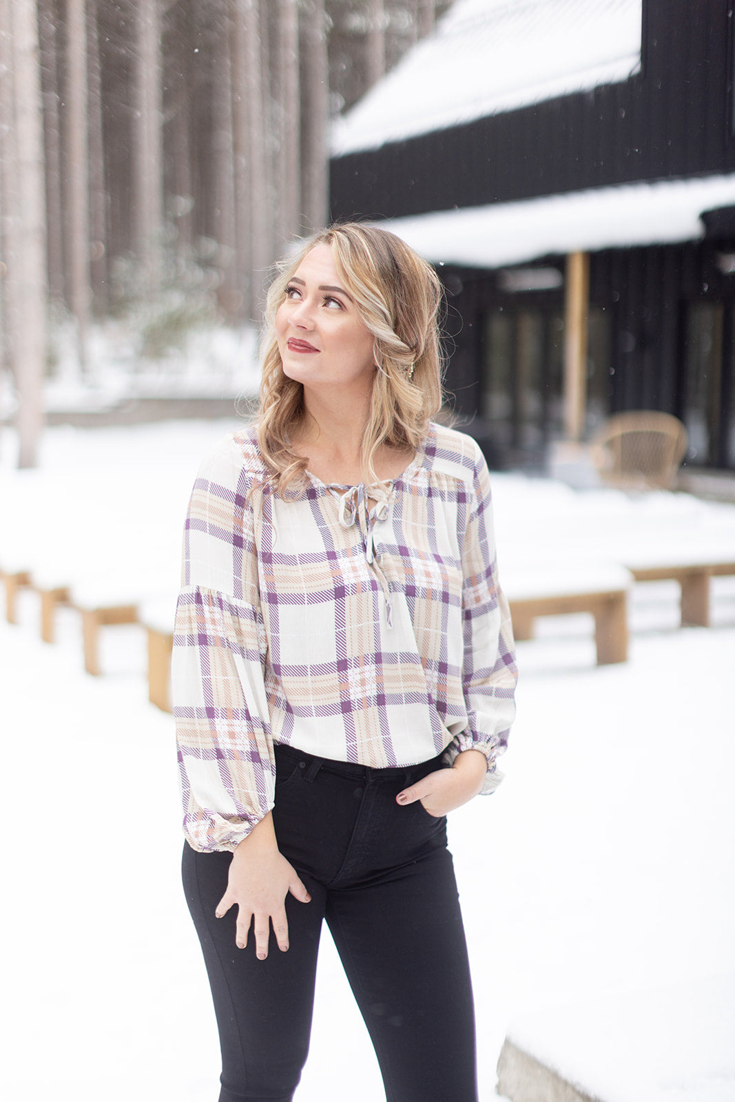 Always Right Plaid Top