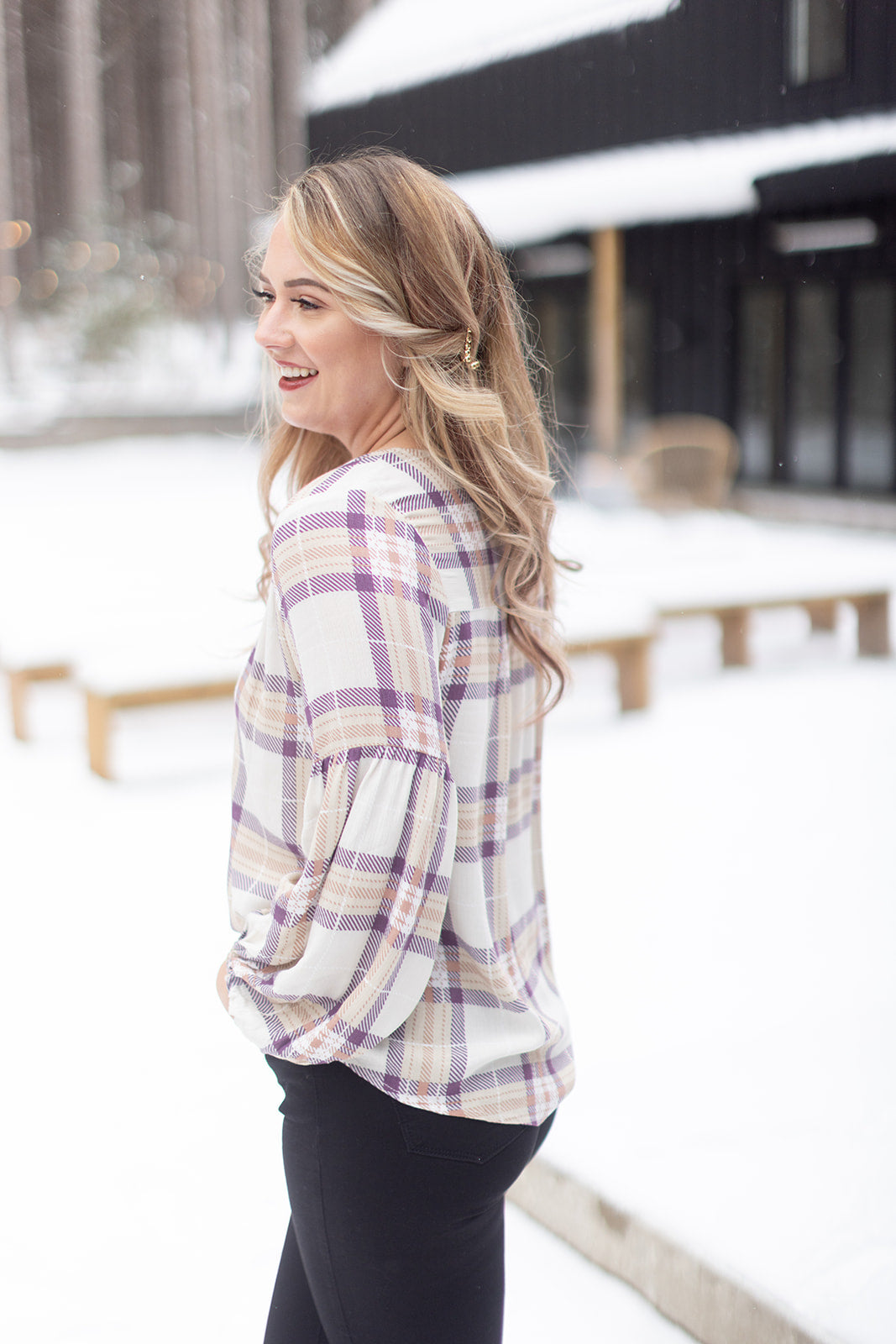 Always Right Plaid Top