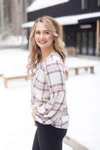 Always Right Plaid Top