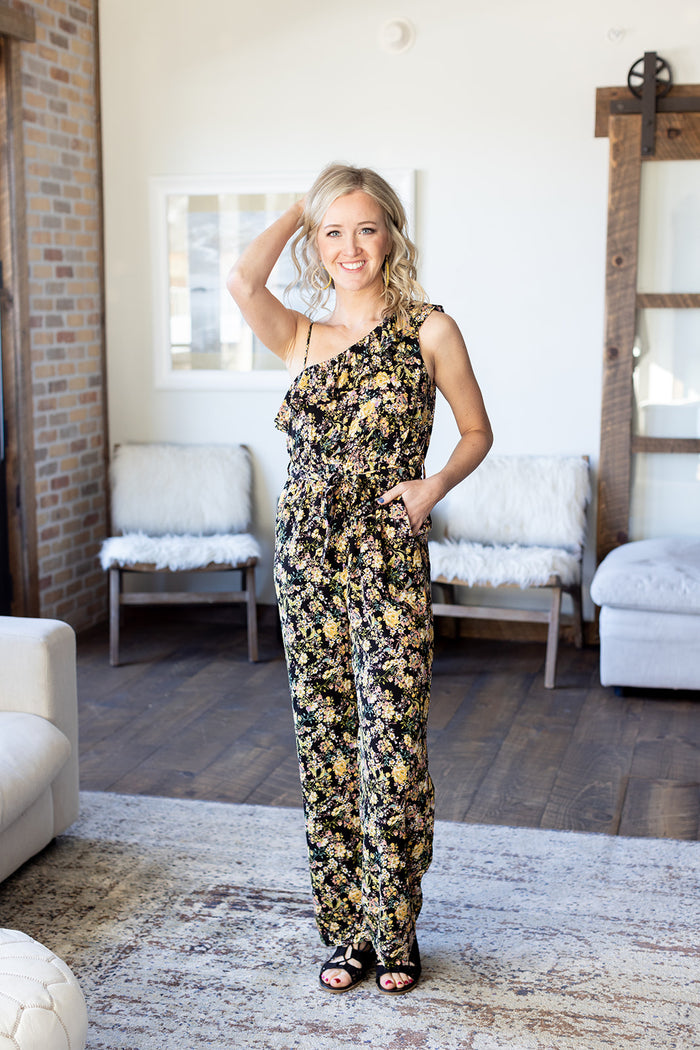 Be That Girl Floral Jumpsuit