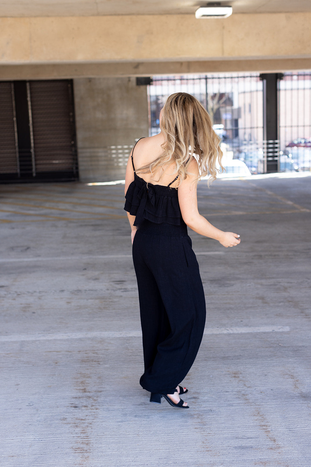 Hear The Waves Tier Ruffle Tank - *1 LEFT*