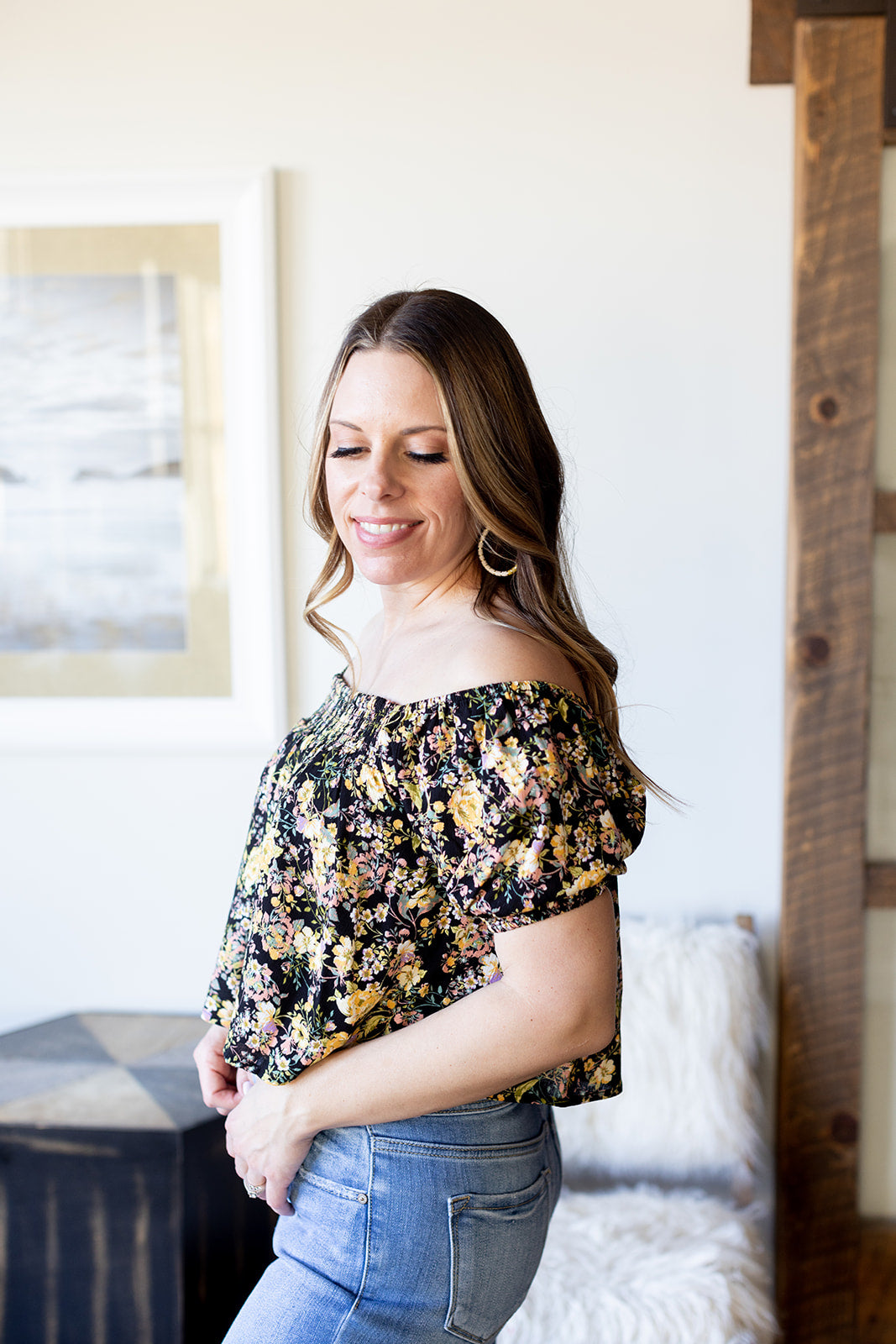 There She Goes Floral Top - *LOW STOCK*