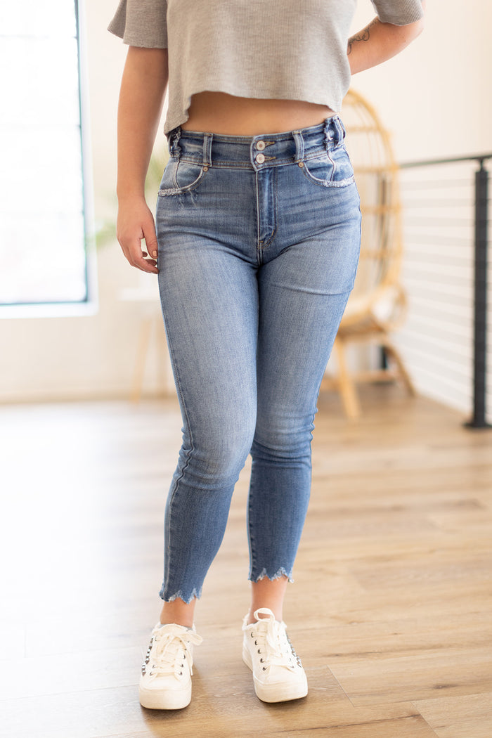 Can't Get Enough High Rise Skinny - *1 LEFT*