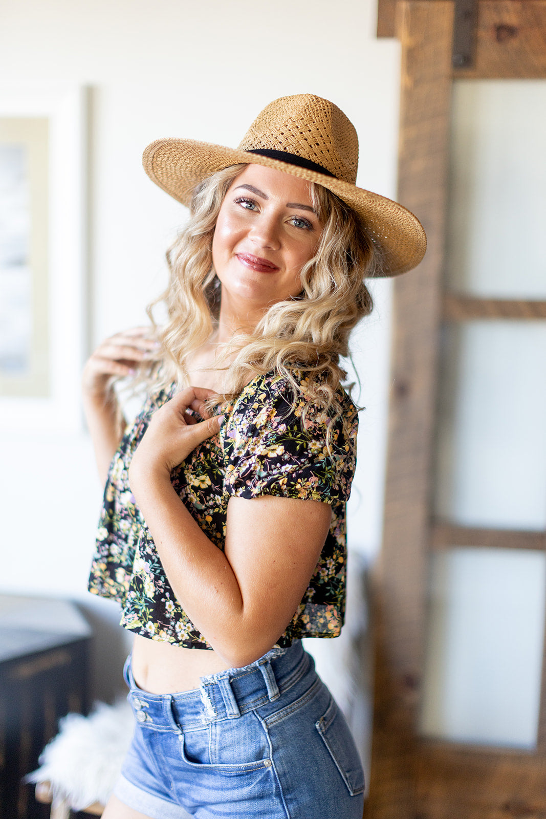 There She Goes Floral Top - *LOW STOCK*
