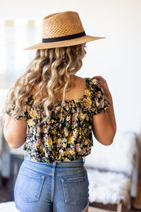 There She Goes Floral Top - *LOW STOCK*