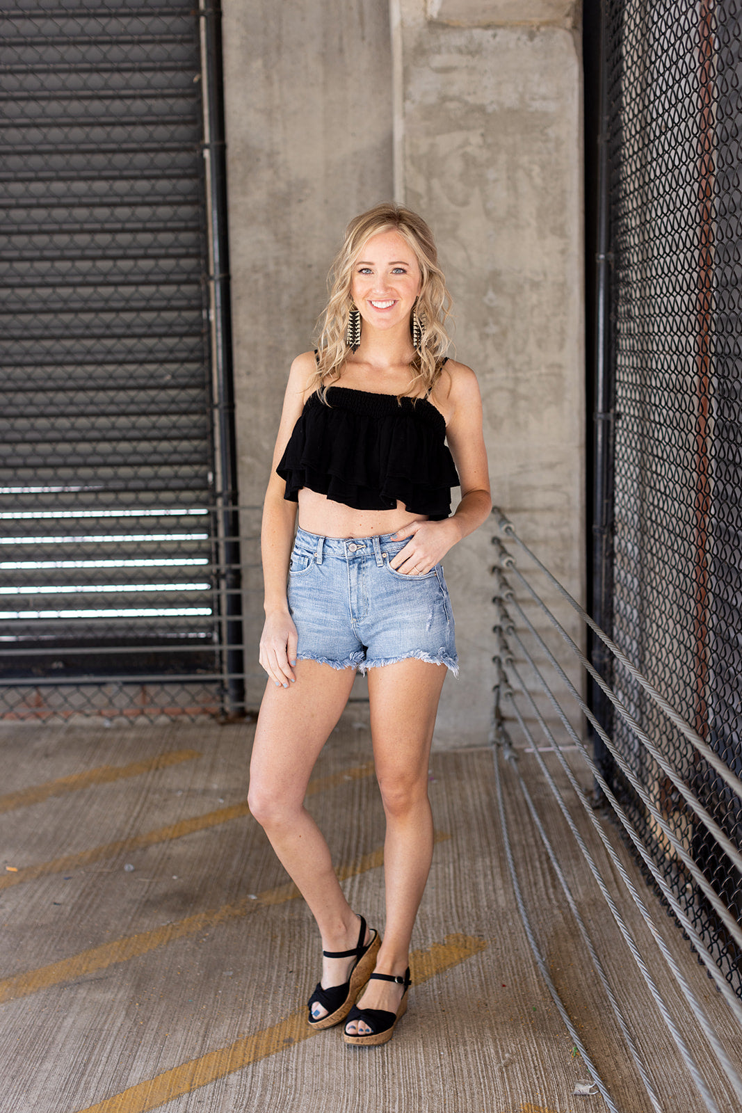 Hear The Waves Tier Ruffle Tank - *1 LEFT*