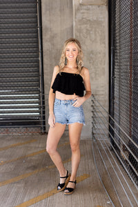 Hear The Waves Tier Ruffle Tank - *1 LEFT*
