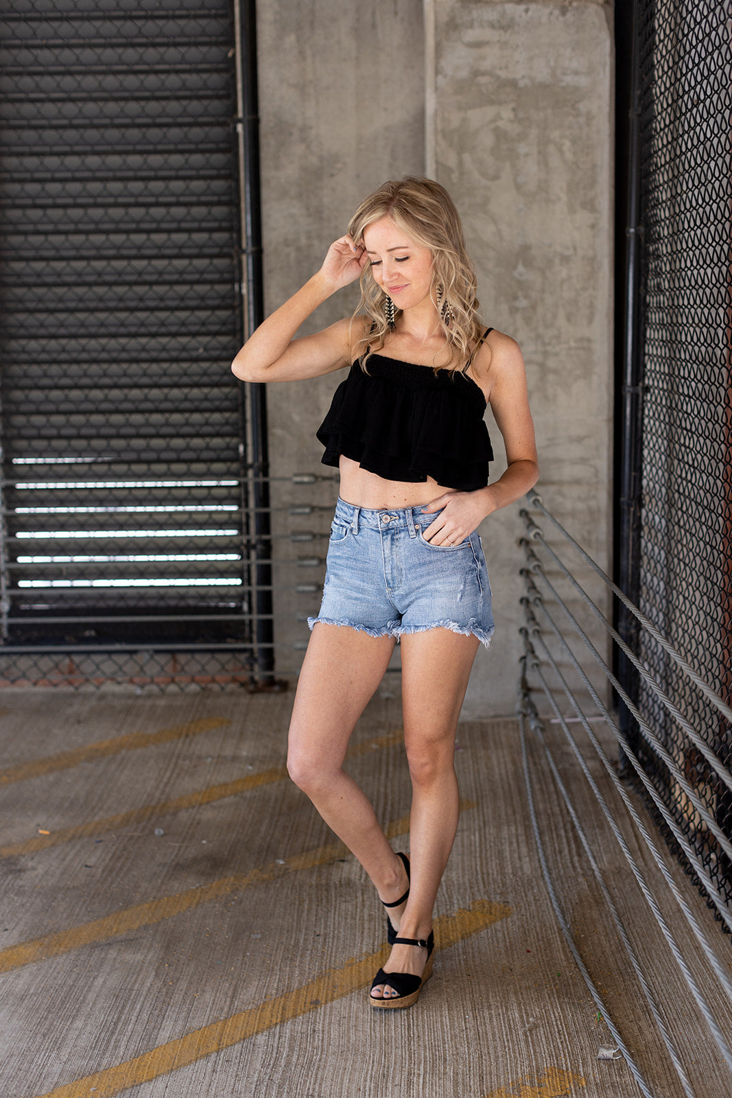 Hear The Waves Tier Ruffle Tank - *1 LEFT*