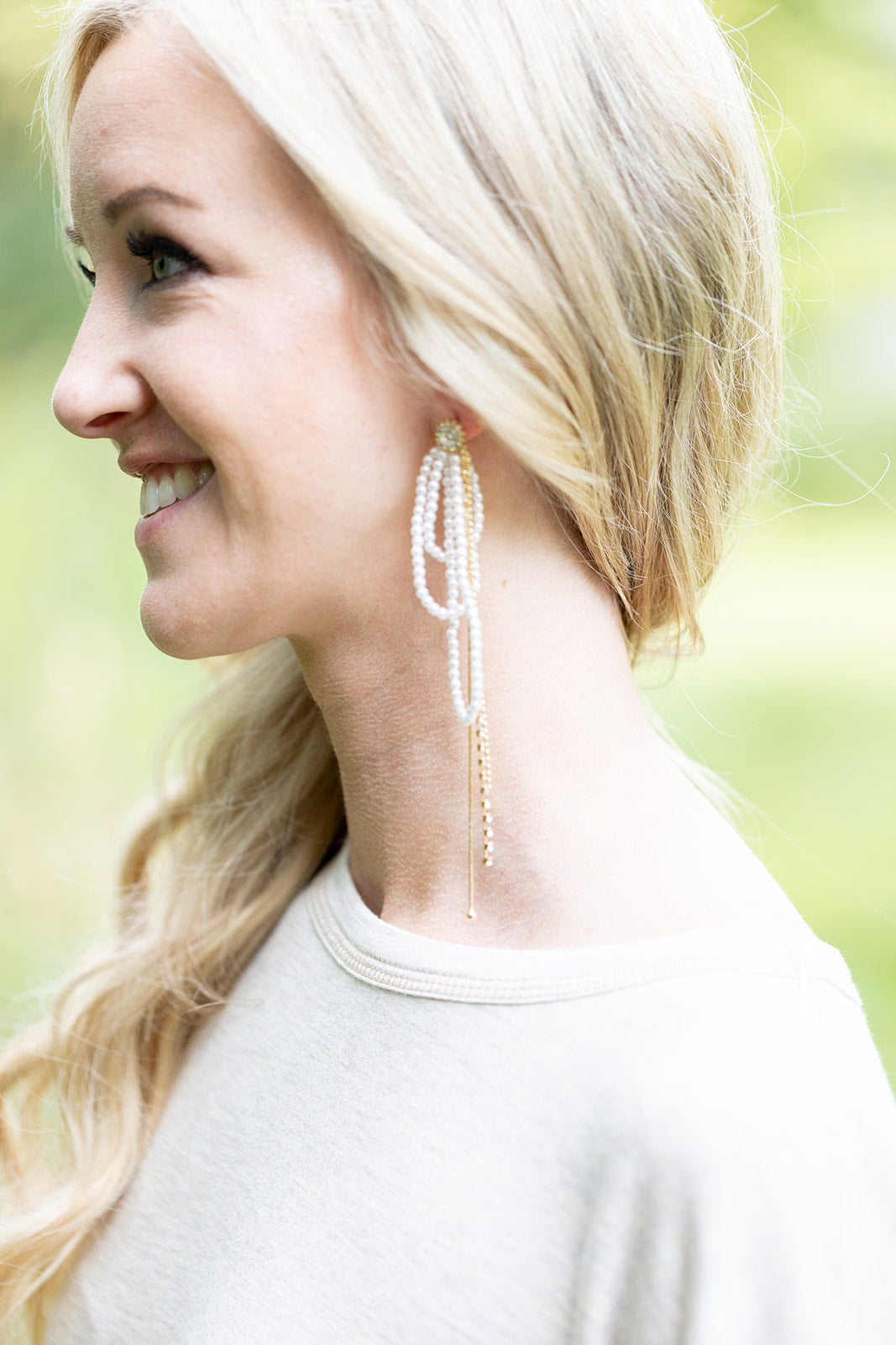 She's Glowing Layered Bead Earring - *1 LEFT*